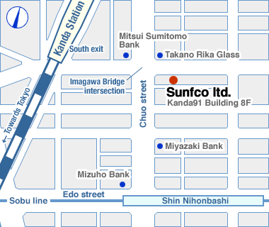 Sunfco ltd. Tokyo headquarters